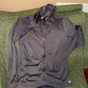 Marika Charcoal Full-Zip Jacket